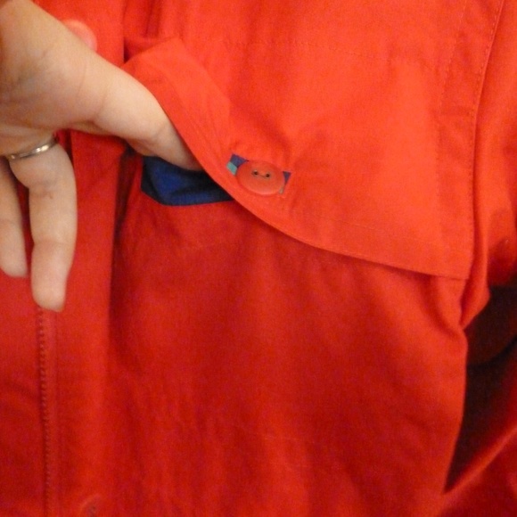 Bright Primary London Fog Trench Vintage Small - Picture 5 of 8